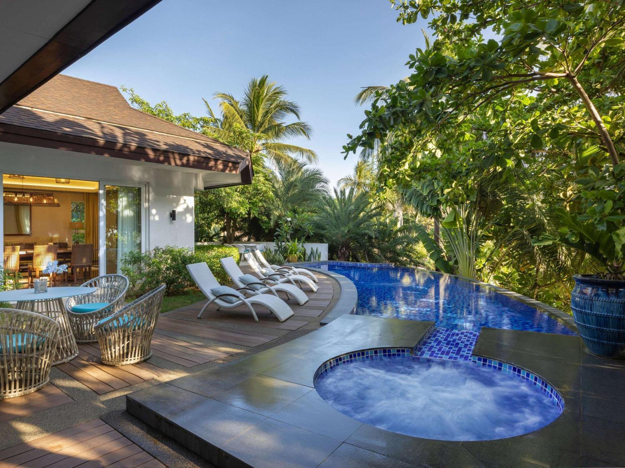 Movenpick Resort & Spa Boracay Yapak Exterior foto A pool villa at the resort
